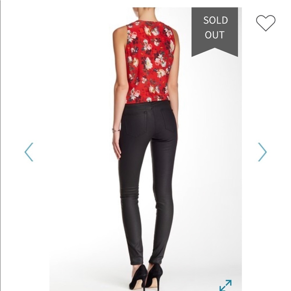 The Kooples Waxed High Waist Jeans - Picture 2 of 9